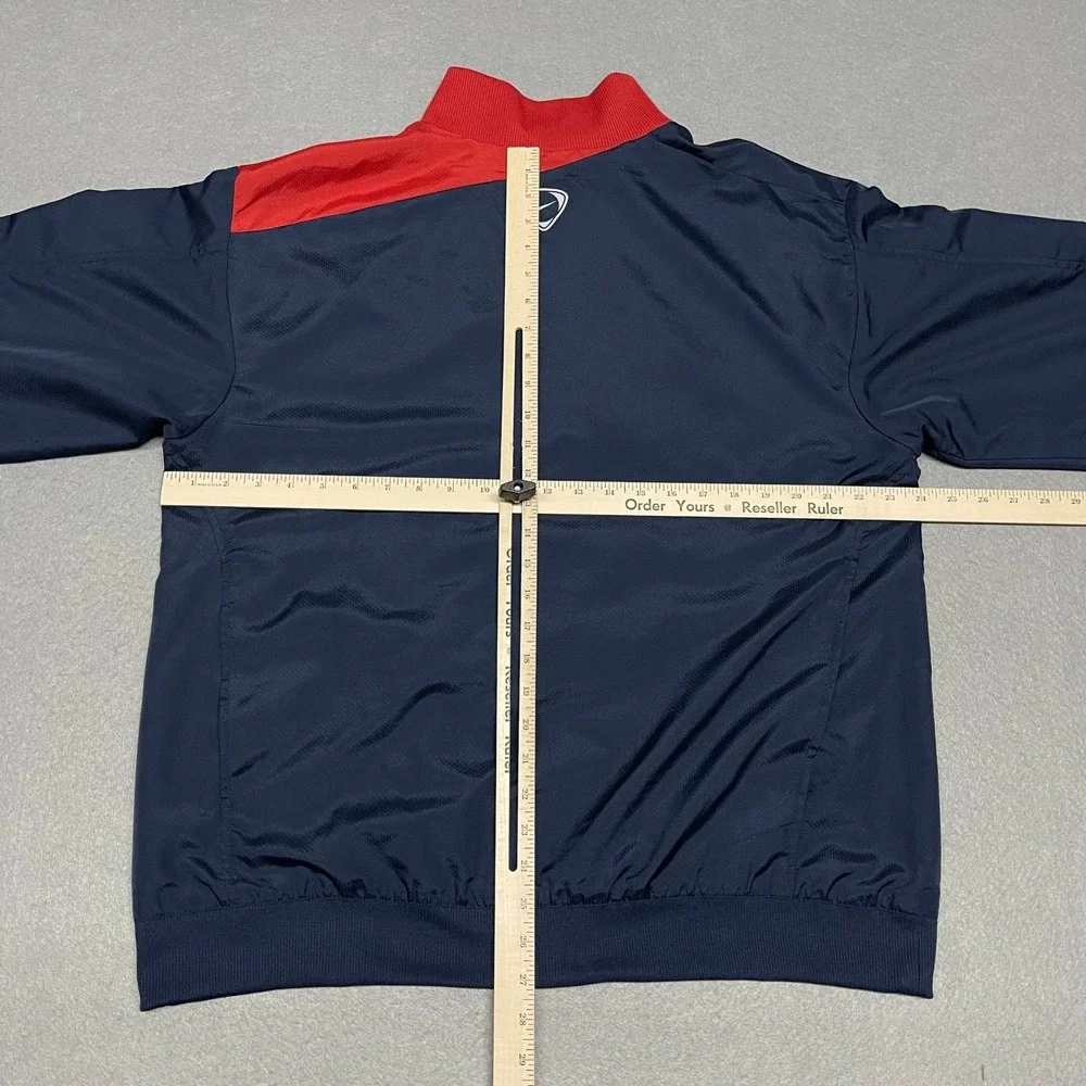 Team USA Soccer Jacket Mens XL Navy‎ Blue Nike 2008 Beijing Olympics Vented Zip